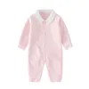 0-24 Months Newborn Baby Romper Jumpsuit Brand baby girls Long Sleeve Jumpsuits 100% Cotton Comfortable Infants Girl Boys Clothing