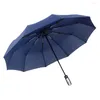 Umbrellas Automatic Open & Close Folding Umbrella Wind Resistant Compact Small Portable For Men Women