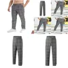 Pantalon pour hommes Cargo Retend Fit Sport Jogger Sweatpants Dstring Pantalons extérieurs avec poches Drop Livilor Apparel Vêtements OTMOT