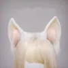 Kawaii Women Girls Halloween Simulation Bunny Ears Headband Cosplay Anime Plush Fox Animal Ear KC Lolita Hair Accessories2377