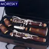 Moresky Red Wood Professional Clarinet Rosewood BB Połączone złoto 17 kluczy Mopane Sib Klarnet M19