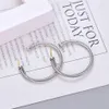 Gold Stud Earring Sieraden Fashion Hoops White Dy Silver Women Sieraden ED Draad oorbellen Ontwerpers veelzijdige vergulde naald T336P