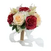 Dekorative Blumen Hochzeit Braut Bouquet Brautwurf für Party