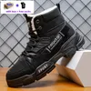 Sneakers Designer Booties Boots Mens Fashion Snow Shoes Winter Smooth Leather Ankle Half Boot Breathabl Outdoor Man Sport Fuzz Shoe 968 150