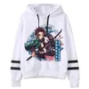 Sweatshirts Dämon Slayer Kimetsu no yaiba Männer/Frauen Hoodies Anime Unisex Ästhetik 90er Nezuko Zenitsu Tanjiro Sweatshirt Casual Male Motor