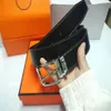 Con cinturones de diseñador de caja naranja entera para hombres y regalos de mujer, una correa de negocios, cinturón de negocios para hombres de oro, plateado, siltle big hebilla de hebilla244k