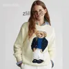 2024 RL SWARESTERY SWEATER WOMENS Polos Bear Winter Basic Women Pullover Cotton Rl Bear Pulls Modna dzika