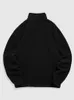 Hoodie for Men Fuzzy Polar Fleece Sweatshirt Letter Embroidered Turtleneck Streetwear Pullover Winter Unisex Zipper Sweats 231222