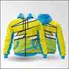 Men's Hoodies 2024 Early Spring Sports Sweater Large Fitness Hooded 3D Digital Print Zipper Coat Fashion Couple