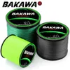 Lignes Bakawa Tredaded Fishing Line Pesca 4 Strons Carp Multifilament Fly Wire japonais 100% PE Ligne d'eau salée 300m 500m 1000m Nouveau