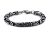 Bracelet Viking pour hommes, chaîne à maillons, Style Vintage, couleur argent, breloque crâne, bijoux 3809749