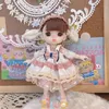 16см Bjd Doll Toy Girl Multi Multi Mail Multe Doll Prome 1/8 Модная кукла Детская игрушка Munecas Birthday Gift Bjd Toy 231225