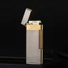 ZORRO New Slim Lightweight Wheel Side Fire mm Brass Refillable Inflatable Lighter Gift Smoking Accessories Men's Gadgets