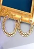 JUST FEEL 2020 New Design Vintage Chain Hoop Earring For Women Big Gold Silver Color Round Brincos Jewelry Female Statement Gift6507529
