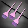 3 pzset Balayage Brush Salon Capelli Evidenziare Tintura Pettine Colorazione Applicatori Pennelli Set Manico colorato Spazzola per capelli Parrucchiere 1861 231225