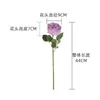 Fleurs décoratives Austin Touch Hydrating Rose Imitation Floral Green Plant Cédarwood Fleur artificielle MW5952