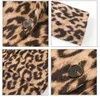 2023 Spring Women Woolen Coat Classic Leopard Print Lose Style Modna moda Longl Casaco Feminino 231222
