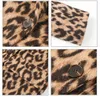 2023 Spring Women Woolen Coat Classic Leopard Print Loose Style Long Sleeve Fashion Longl Casaco Feminino 231222