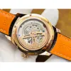 designer menwatch iwc horloge heren portugieser gouden horloges 5A hoge kwaliteit auto-mechanische uhren alle wijzerplaatwerk maanfase wachters terug transparant montre pilot 6D07