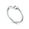 Designer Ring Women's Gold 18K Plated Men's Wedding Pearl Diamond Titanium Silver Rose Anniversary Christmas Gift NWO7
