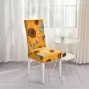 Pokrywa krzesła 1PC geometryczna pokrywka jadalnia siedzenie na dom do domu el bankiet salon spandeksowy elastyczne kase