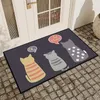 Crystal Velvet Door Mat Non Slip Badrum Absorberande och Machain Washable Balcony 231225