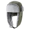 Homens de inverno Trapper Trooper Earflap FLAP HAT CHIMENTO Russo Papai Bombo Bom Protetores de orelha quente mulher Faux Fur Baseball Chapéus 231222