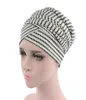 Beanieskull Caps Women India Muslim Elastic Turban Print Long Tail Hat Head Scarf Wrap 2021 Ladies Hair Accessories Cap For Loss13271343