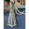 CHOKER Elegance Retro Natural Deep Sea Shell Pearl и длинное ожерелье для женщин All-Match