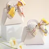 10 20 30PCS Leather Gift Candy Bags for Wedding Guest Mini Packaging Handbag with Ribbon Party Supplies Kawaii 231225