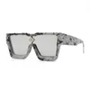 Sonnenbrille Vintage Brille für Hip Hop Mode personalisierte Männer Quadrat Millionär Diamant Blume 20212675