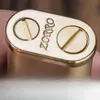 ZORRO New Metal Brass Little Punk Kerosene Lighter Vintage Personalized Grinding Wheel Mini Portable Lighter Smoking Accessories