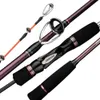 ボート釣り竿TyrabafishingRodキャスティング釣り竿ポール1.9mルアーWT 200Gソリッドロッドチップスパイラルリングガイドシステム