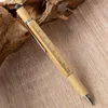 6 In 1 Bamboe Pen Multifunctionele Schroevendraaier Precisie Heerser Remklauw Balpennen Voor Telefoon Touch Stylus Niveau Meter