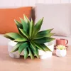 Flores decorativas Suculentas Plantas Planta de aloe artificial Gran imitación Craft de la artesanía premium Decoración de vegetación de bricolaje para interiores al aire libre