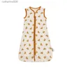 Slaapzakken Slaapzak Voor Baby's 3-24Months Jongens Meisjes Zomer Slaapzak Vest Dun Ademend 0.5Tog 2-Manieren Rits LuieraankleedtasL231225