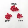 New 8mm 6mm 4mm Ruby Terp Pearl Beads Insert for 25mm 30mm Quartz Banger Dab Nails Glass Water Bongs BJ