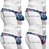 set Wd236 Blu Uomini sexy Costumi da bagno Bikini Hot Vita bassa Stretti Mezza confezione Costumi da bagno alla moda Uomini gay Perizoma Costumi da bagno Costumi da bagno brevi