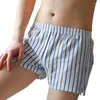 Sous-caisse Men sexy hommes confortables pyjamas à rayures pyjamas de nuit boxer boxer socle de sous-vêtements shorts de maillot de bain confortables confortables