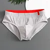 Underpants Men U Convex Underwear Sweat Absorption Briefs Ribbed Shorts Young Panties Underpant Lingerie Slip Hombre Calzoncillos