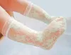 20P/L Baby Socks Summer Princess Lace Mesh Knee High Socks Hollow Mesh Candy Colorss 231225