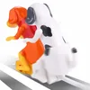 iOS Android電話用ポータブルかわいい犬スマートフォン充電ラインCell for iosの小野人子犬マイクロUSB充電データケーブルACC