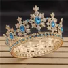 Luxe Royal King Wedding Crown Bruid Tiaras en Crowns Queen Hair Sieraden Crystal Diadeem Prom Hoofdtooi hoofd Accessorie Pageant T271L