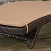 Pillow Luxurious Refined Fashionable And Elegant Outdoor Chaise Lounge Caramel