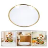 Dinnerware Sets Glass Dish Serving Plates Decorative Trays Wedding Multi-use Dessert Platters