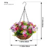 Декоративные цветы весенние цветы: Жизненные искусственные в подвесных корзинах для красивого домашнего декора