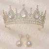 Hair Clips Styles Jóias de jóias de noiva AB ACESSÃO DE CRISTAL DE CRISTAL DE CRISTÓRIAS Acessórios de cabeça de casamento Tiara Tiara para mulheres