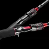 Boat Fishing Rods 1.8M 2.1M 2.4M 3-section Fishing Rod Carbon Fiber Spinning/Casting Lure Pole Bait Weight 7-35g Fast Bass Fishing RodsL231223