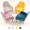 Dollhouse Decals Furniture Armchair 1/6 Scale for Blythe bjd ob11飾りおもちゃ人形アクセサリーソファーアームチェア231225