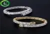 Hip Hop Sieraden Manchet Dames Heren Armbanden Iced Out Diamond Bangles Goud Zilver Mode Armband Luxe Designer Zirconia Jew1930082